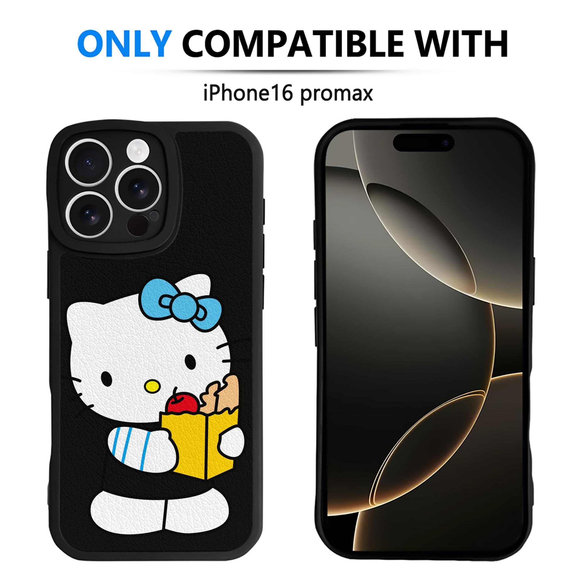 （画像用） Hello Kitty ハローキティ 【iPhone 16シリーズ対応】シリコンスマホケース（レザー調） 材質：シリコン